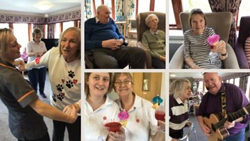 Recent fun at Catmoor House care home